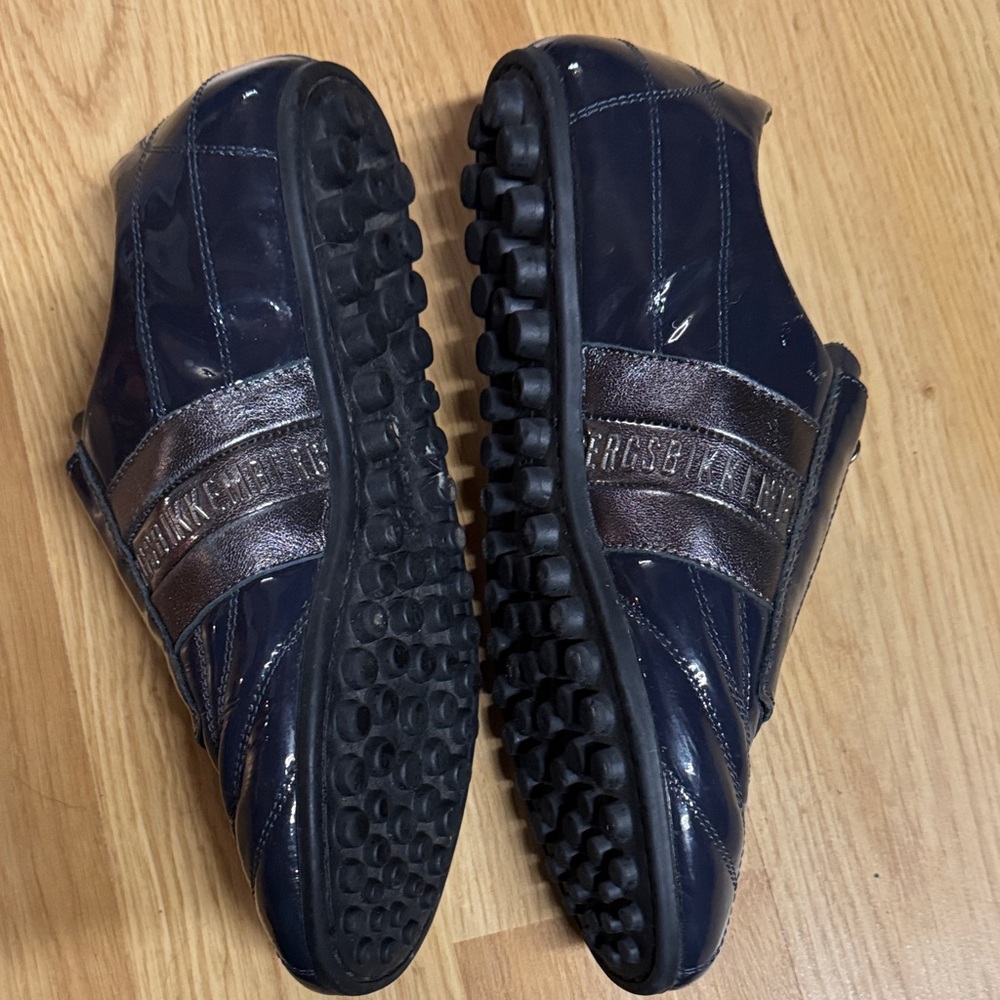 Bikkembergs size 38 7.5 women’s Navy Sneakers shoes soccer - Picture 6 of 11